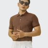 Áo polo nam cao cấp logo Bạch Dương chất liệu cotton slimfit